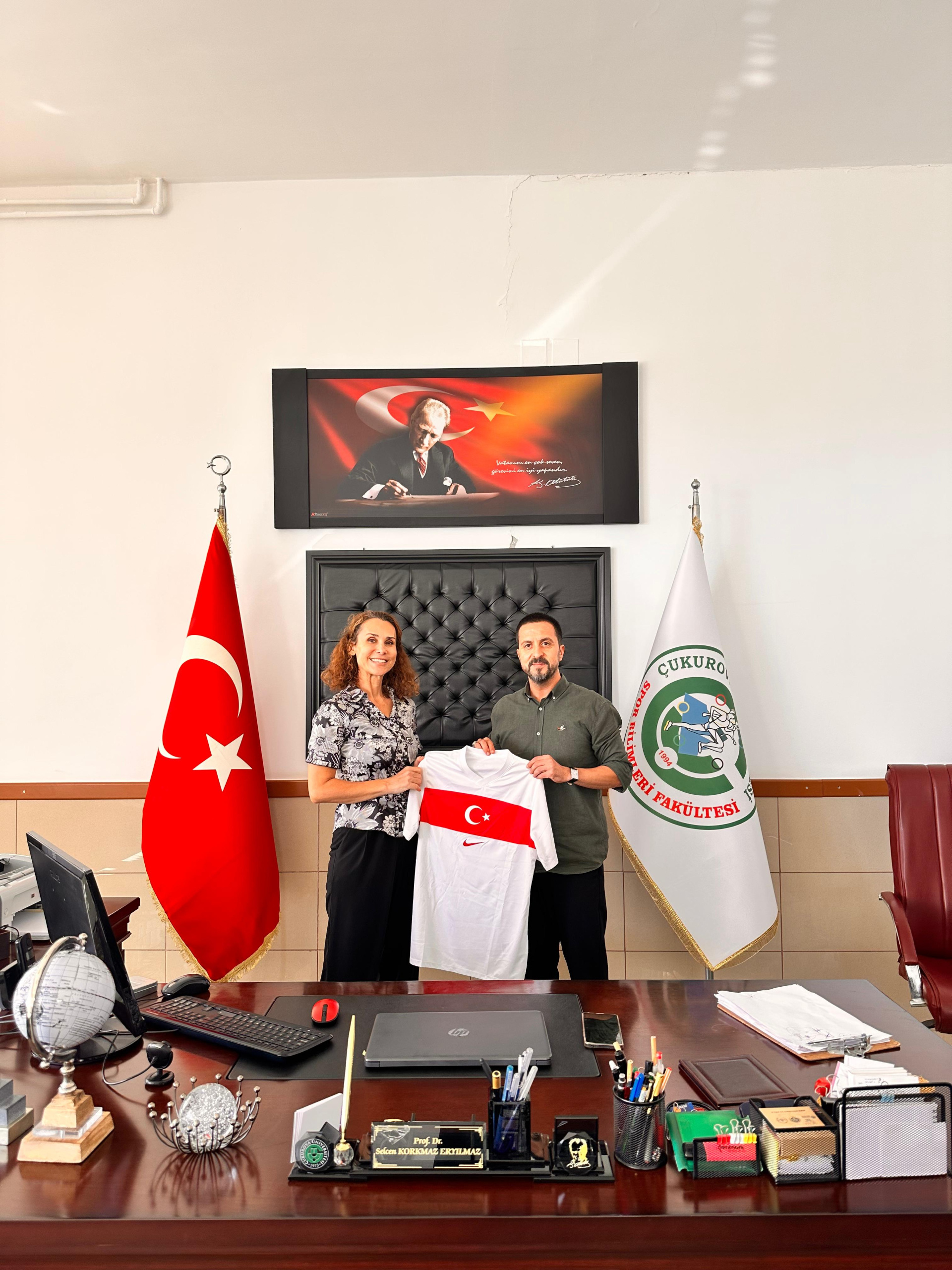 Türkiye Futbol Federasyonu Adana Bölge Temsilcisi Sn. Akif OFLAZ Fakültemizi Ziyaret Etti